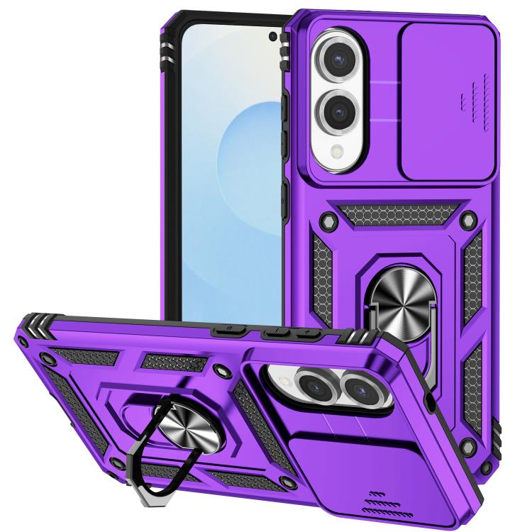 Sliding Camshield Holder Phone Case, For Samsung Galaxy S26+ 5G, For Samsung Galaxy S26 Ultra 5G, For Samsung Galaxy S26 5G, For Samsung Galaxy S25 FE 5G, For Samsung Galaxy S25 Edge 5G, For Samsung Galaxy S25 5G