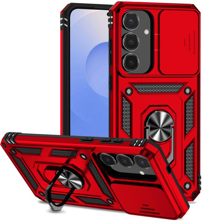 Sliding Camshield Holder Phone Case, For Samsung Galaxy S26+ 5G, For Samsung Galaxy S26 Ultra 5G, For Samsung Galaxy S26 5G, For Samsung Galaxy S25 FE 5G, For Samsung Galaxy S25 Edge 5G, For Samsung Galaxy S25 5G