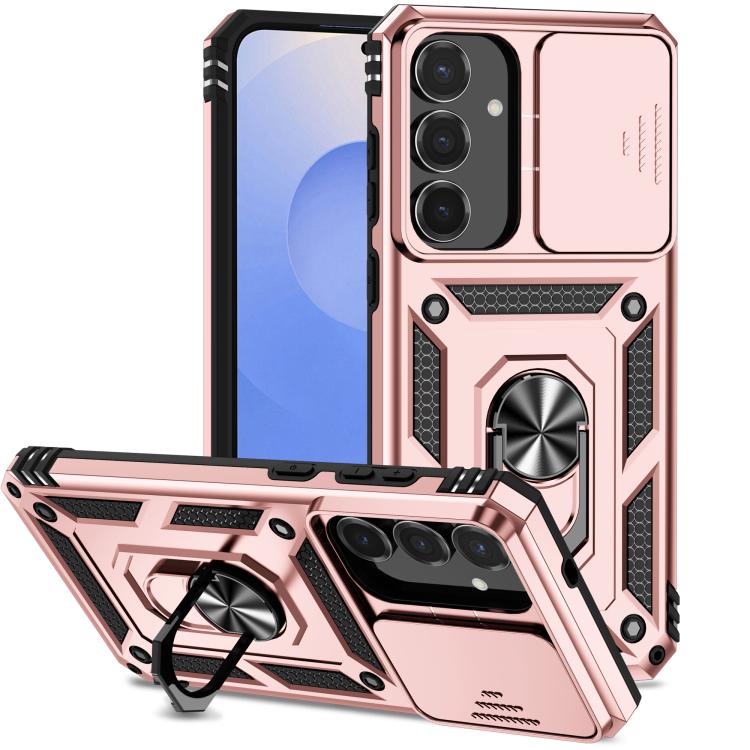 Sliding Camshield Holder Phone Case, For Samsung Galaxy S26+ 5G, For Samsung Galaxy S26 Ultra 5G, For Samsung Galaxy S26 5G, For Samsung Galaxy S25 FE 5G, For Samsung Galaxy S25 Edge 5G, For Samsung Galaxy S25 5G