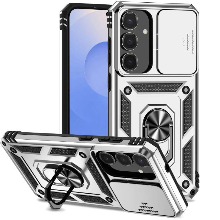 Sliding Camshield Holder Phone Case, For Samsung Galaxy S26+ 5G, For Samsung Galaxy S26 Ultra 5G, For Samsung Galaxy S26 5G, For Samsung Galaxy S25 FE 5G, For Samsung Galaxy S25 Edge 5G, For Samsung Galaxy S25 5G