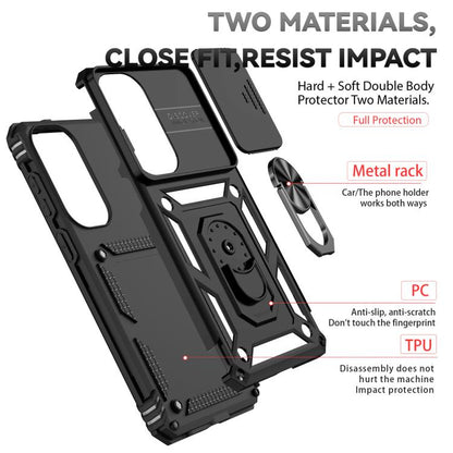 Sliding Camshield Holder Phone Case, For Samsung Galaxy S26+ 5G, For Samsung Galaxy S26 Ultra 5G, For Samsung Galaxy S26 5G, For Samsung Galaxy S25 FE 5G, For Samsung Galaxy S25 Edge 5G, For Samsung Galaxy S25 5G