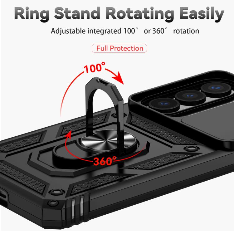 Sliding Camshield Holder Phone Case, For Samsung Galaxy S26+ 5G, For Samsung Galaxy S26 Ultra 5G, For Samsung Galaxy S26 5G, For Samsung Galaxy S25 FE 5G, For Samsung Galaxy S25 Edge 5G, For Samsung Galaxy S25 5G