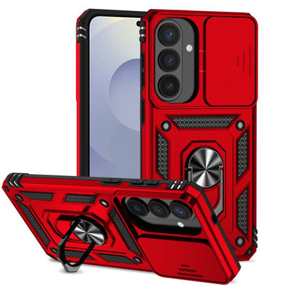 Sliding Camshield Holder Phone Case, For Samsung Galaxy S26+ 5G, For Samsung Galaxy S26 Ultra 5G, For Samsung Galaxy S26 5G, For Samsung Galaxy S25 FE 5G, For Samsung Galaxy S25 Edge 5G, For Samsung Galaxy S25 5G