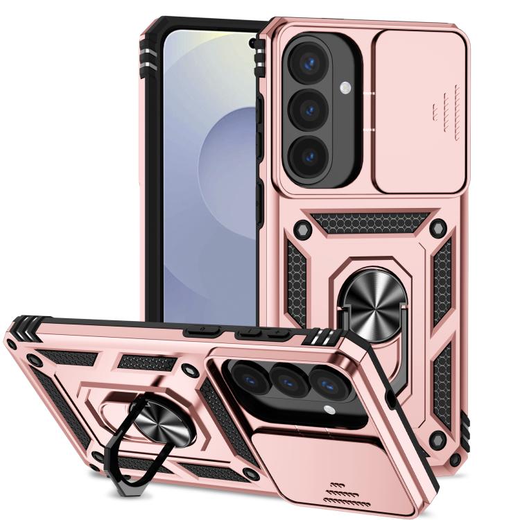 Sliding Camshield Holder Phone Case, For Samsung Galaxy S26+ 5G, For Samsung Galaxy S26 Ultra 5G, For Samsung Galaxy S26 5G, For Samsung Galaxy S25 FE 5G, For Samsung Galaxy S25 Edge 5G, For Samsung Galaxy S25 5G