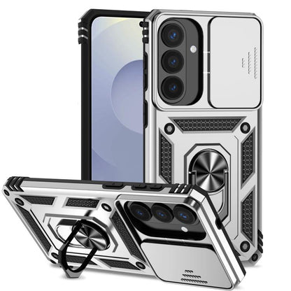 Sliding Camshield Holder Phone Case, For Samsung Galaxy S26+ 5G, For Samsung Galaxy S26 Ultra 5G, For Samsung Galaxy S26 5G, For Samsung Galaxy S25 FE 5G, For Samsung Galaxy S25 Edge 5G, For Samsung Galaxy S25 5G