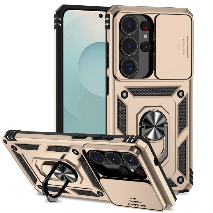 Sliding Camshield Holder Phone Case, For Samsung Galaxy S26+ 5G, For Samsung Galaxy S26 Ultra 5G, For Samsung Galaxy S26 5G, For Samsung Galaxy S25 FE 5G, For Samsung Galaxy S25 Edge 5G, For Samsung Galaxy S25 5G