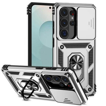Sliding Camshield Holder Phone Case, For Samsung Galaxy S26+ 5G, For Samsung Galaxy S26 Ultra 5G, For Samsung Galaxy S26 5G, For Samsung Galaxy S25 FE 5G, For Samsung Galaxy S25 Edge 5G, For Samsung Galaxy S25 5G
