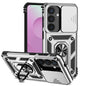 Sliding Camshield Holder Phone Case, For Samsung Galaxy S26+ 5G, For Samsung Galaxy S26 Ultra 5G, For Samsung Galaxy S26 5G, For Samsung Galaxy S25 FE 5G, For Samsung Galaxy S25 Edge 5G, For Samsung Galaxy S25 5G