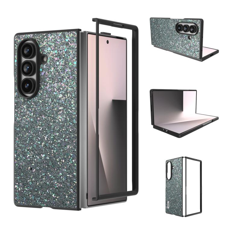 Black Frame Colorful Glitter Phone Case