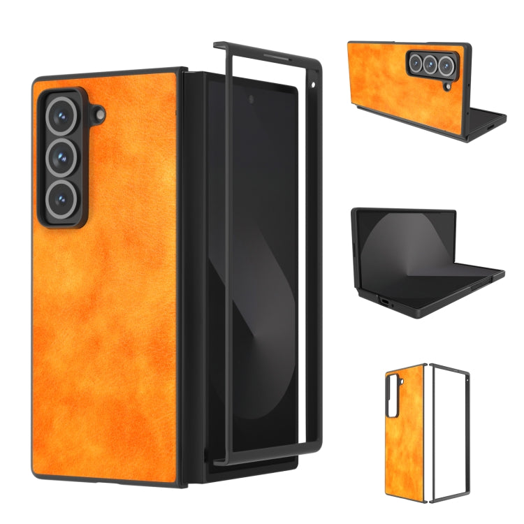 Dual Color Lichi Texture PU Phone Case