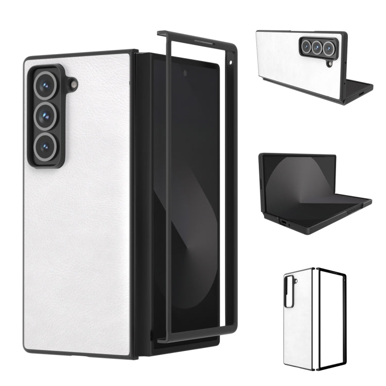 Dual Color Lichi Texture PU Phone Case