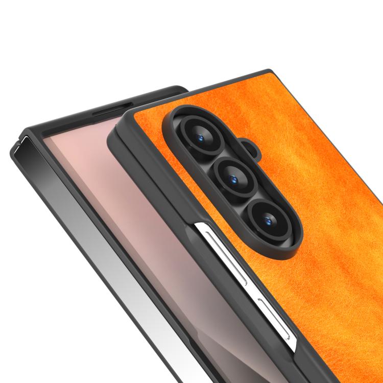 Dual Color Lichi Texture PU Phone Case