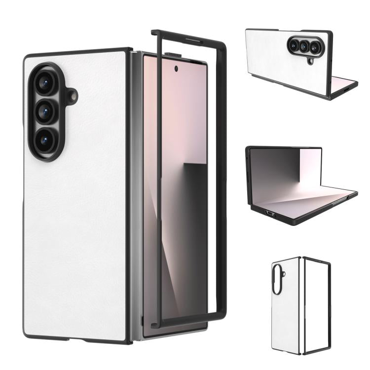 Dual Color Lichi Texture PU Phone Case