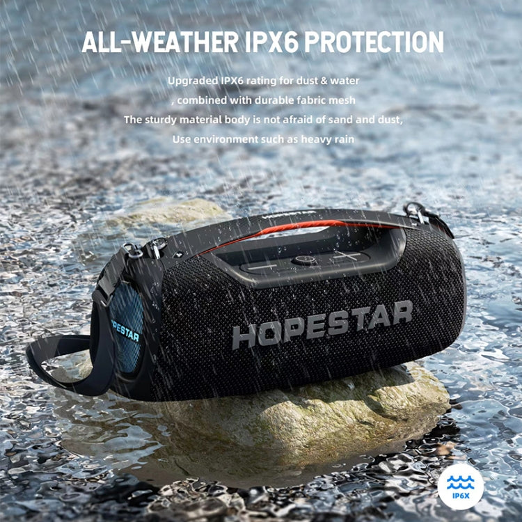 HOPESTAR A60 100W Outdoor Portable IPX6 Waterproof Bluetooth Speaker with Microphone