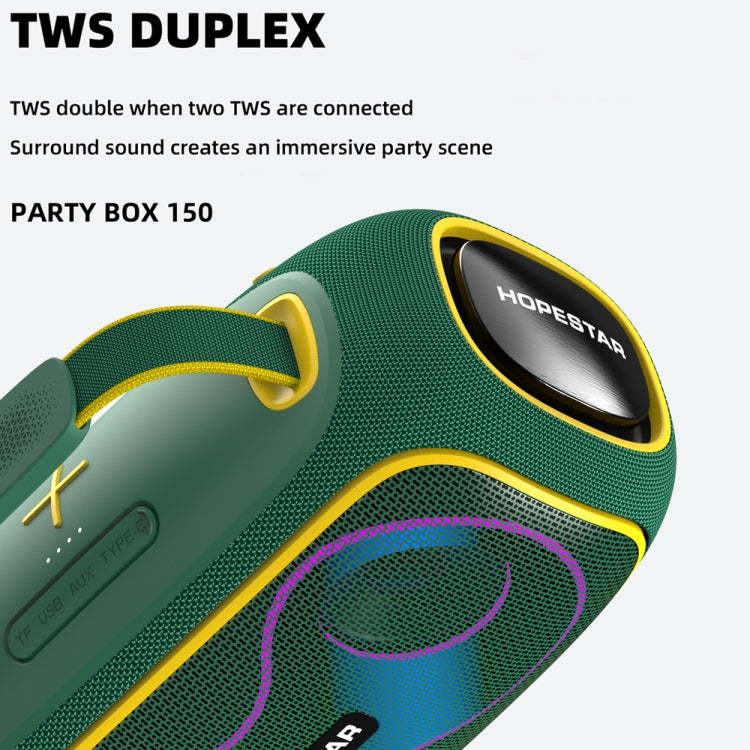 HOPESTAR Party Box 150 40W Outdoor Portable IPX5 Waterproof Bluetooth Speaker