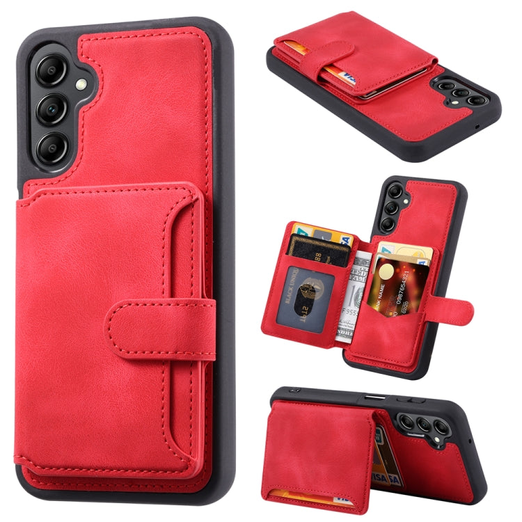 Skin Feel Dream RFID Anti-theft PU Card Bag Phone Case, For Samsung Galaxy S26+ 5G, For Samsung Galaxy S26 Ultra 5G, For Samsung Galaxy S26 5G, For Samsung Galaxy S25 5G, For Samsung Galaxy S25+ 5G, For Samsung Galaxy S25 Ultra 5G