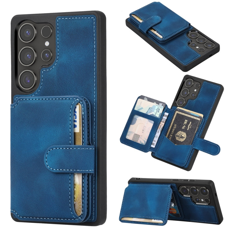 Skin Feel Dream RFID Anti-theft PU Card Bag Phone Case, For Samsung Galaxy S26+ 5G, For Samsung Galaxy S26 Ultra 5G, For Samsung Galaxy S26 5G, For Samsung Galaxy S25 5G, For Samsung Galaxy S25+ 5G, For Samsung Galaxy S25 Ultra 5G