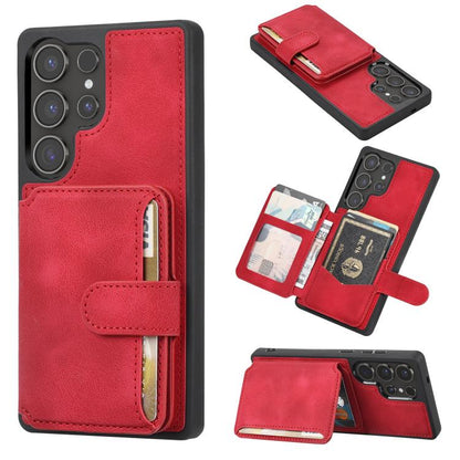 Skin Feel Dream RFID Anti-theft PU Card Bag Phone Case, For Samsung Galaxy S26+ 5G, For Samsung Galaxy S26 Ultra 5G, For Samsung Galaxy S26 5G, For Samsung Galaxy S25 5G, For Samsung Galaxy S25+ 5G, For Samsung Galaxy S25 Ultra 5G