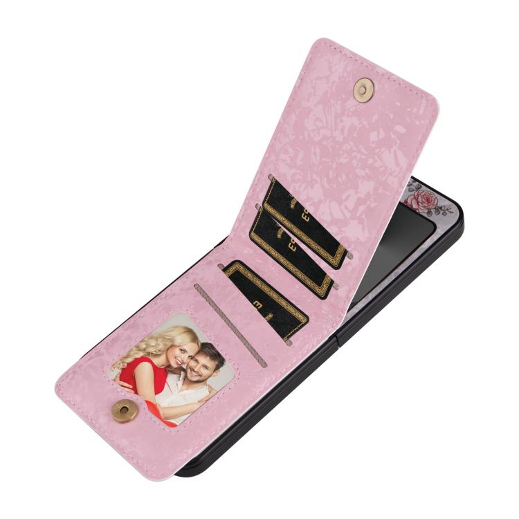Printed Double Buckle RFID Anti-theft Phone Case