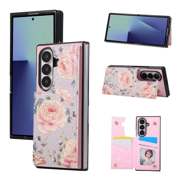 Printed Double Buckle RFID Anti-theft Phone Case