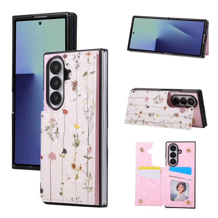 Printed Double Buckle RFID Anti-theft Phone Case