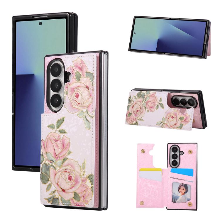 Printed Double Buckle RFID Anti-theft Phone Case