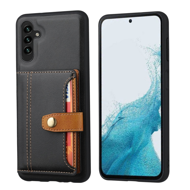 Calfskin Card Slot TPU Hybrid PU Phone Case, For Samsung Galaxy S26+ 5G, For Samsung Galaxy S26 Ultra 5G, For Samsung Galaxy S26 5G, For Samsung Galaxy S25 5G, For Samsung Galaxy S25+ 5G, For Samsung Galaxy S25 Ultra 5G