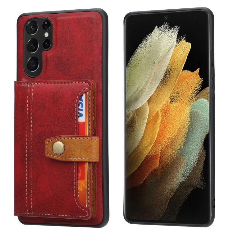 Calfskin Card Slot TPU Hybrid PU Phone Case, For Samsung Galaxy S26+ 5G, For Samsung Galaxy S26 Ultra 5G, For Samsung Galaxy S26 5G, For Samsung Galaxy S25 5G, For Samsung Galaxy S25+ 5G, For Samsung Galaxy S25 Ultra 5G