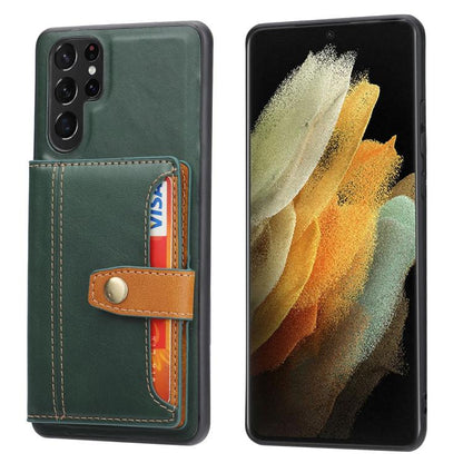 Calfskin Card Slot TPU Hybrid PU Phone Case, For Samsung Galaxy S26+ 5G, For Samsung Galaxy S26 Ultra 5G, For Samsung Galaxy S26 5G, For Samsung Galaxy S25 5G, For Samsung Galaxy S25+ 5G, For Samsung Galaxy S25 Ultra 5G