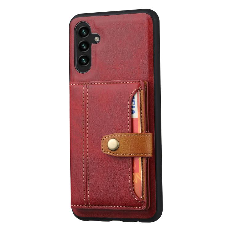 Calfskin Card Slot TPU Hybrid PU Phone Case, For Samsung Galaxy S26+ 5G, For Samsung Galaxy S26 Ultra 5G, For Samsung Galaxy S26 5G, For Samsung Galaxy S25 5G, For Samsung Galaxy S25+ 5G, For Samsung Galaxy S25 Ultra 5G