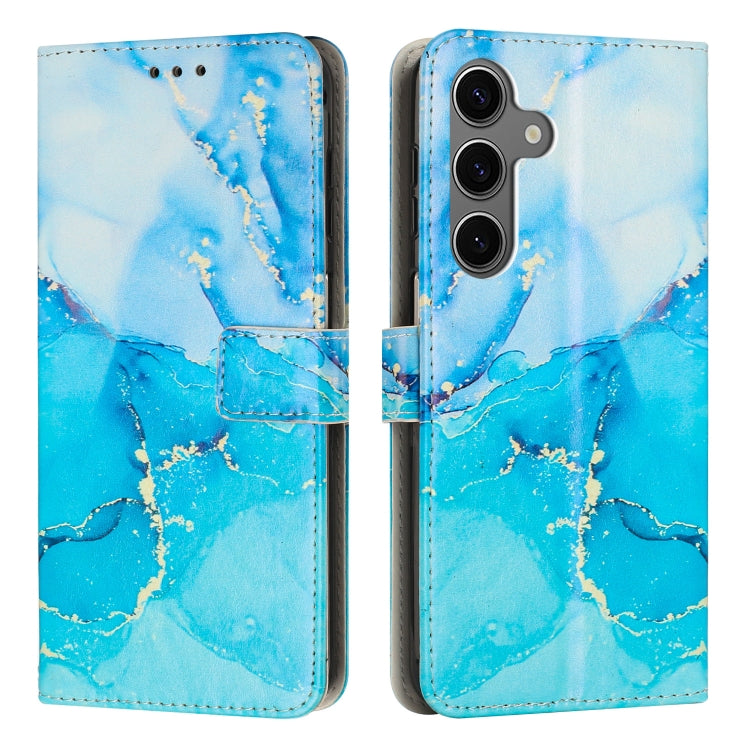 Painted Marble Pattern Leather Phone Case, For Samsung Galaxy S26+ 5G, For Samsung Galaxy S26 Ultra 5G, For Samsung Galaxy S26 5G, For Samsung Galaxy S25 5G, For Samsung Galaxy S25+ 5G, For Samsung Galaxy S25 Ultra 5G, For Samsung Galaxy S24 FE 5G     ...