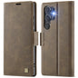AutSpace A11 Side Buckle MagSafe Magnetic RFID Phone Leather Case, For Samsung Galaxy S26+ 5G, For Samsung Galaxy S26 Ultra 5G, For Samsung Galaxy S26 5G, For Samsung Galaxy S25 FE 5G, For Samsung Galaxy S25 Edge 5G, For Samsung Galaxy S25 5G          ...