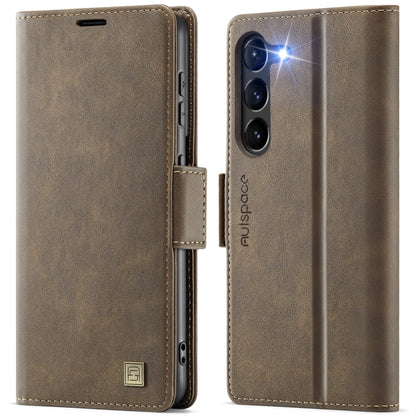 AutSpace A11 Side Buckle MagSafe Magnetic RFID Phone Leather Case, For Samsung Galaxy S23 FE 5G, For Samsung Galaxy S23 Ultra 5G, For Samsung Galaxy S23+ 5G, For Samsung Galaxy S23 5G, For Samsung Galaxy S22 Ultra 5G, For Samsung Galaxy S22+ 5G        ...