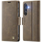 AutSpace A11 Side Buckle MagSafe Magnetic RFID Phone Leather Case, For Samsung Galaxy S26+ 5G, For Samsung Galaxy S26 Ultra 5G, For Samsung Galaxy S26 5G, For Samsung Galaxy S25 FE 5G, For Samsung Galaxy S25 Edge 5G, For Samsung Galaxy S25 5G          ...
