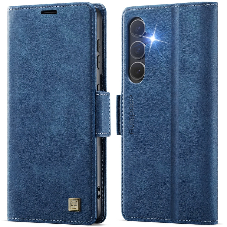 AutSpace A11 Side Buckle MagSafe Magnetic RFID Phone Leather Case, For Samsung Galaxy S26+ 5G, For Samsung Galaxy S26 Ultra 5G, For Samsung Galaxy S26 5G, For Samsung Galaxy S25 FE 5G, For Samsung Galaxy S25 Edge 5G, For Samsung Galaxy S25 5G          ...