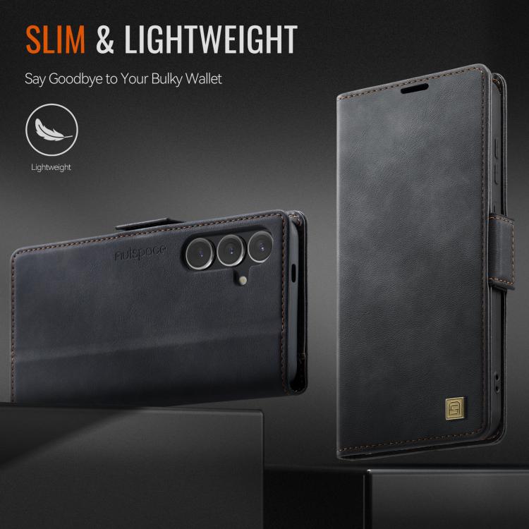 AutSpace A11 Side Buckle MagSafe Magnetic RFID Phone Leather Case, For Samsung Galaxy S26+ 5G, For Samsung Galaxy S26 Ultra 5G, For Samsung Galaxy S26 5G, For Samsung Galaxy S25 FE 5G, For Samsung Galaxy S25 Edge 5G, For Samsung Galaxy S25 5G          ...