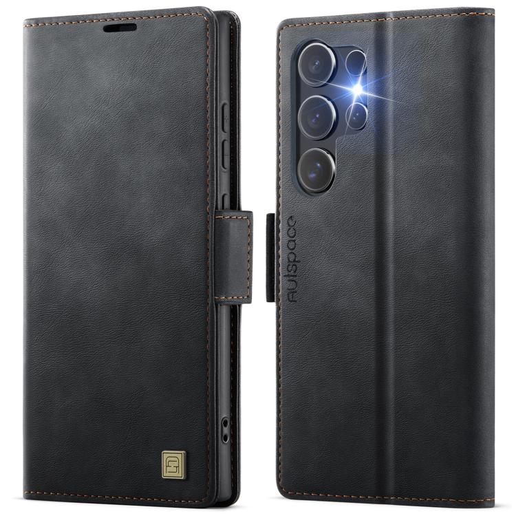 AutSpace A11 Side Buckle MagSafe Magnetic RFID Phone Leather Case, For Samsung Galaxy S26+ 5G, For Samsung Galaxy S26 Ultra 5G, For Samsung Galaxy S26 5G, For Samsung Galaxy S25 FE 5G, For Samsung Galaxy S25 Edge 5G, For Samsung Galaxy S25 5G          ...