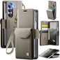 AutSpace A23 Organ Card Bag Magnetic RFID PU Phone Case, For Galaxy Z Fold8 5G, For Galaxy Z Fold8 Ultra 5G, For Samsung Galaxy Z Fold7 5G, For Samsung Galaxy Z Fold6 5G, For Samsung Galaxy Z Fold5 5G