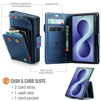 AutSpace A23 Organ Card Bag Magnetic RFID PU Phone Case, For Galaxy Z Fold8 5G, For Galaxy Z Fold8 Ultra 5G, For Samsung Galaxy Z Fold7 5G, For Samsung Galaxy Z Fold6 5G, For Samsung Galaxy Z Fold5 5G