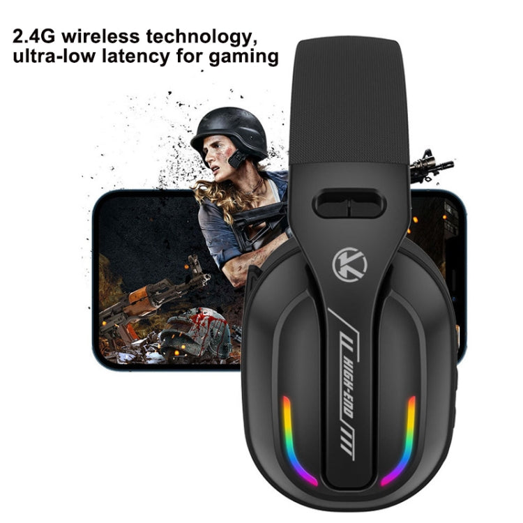 Bluetooth 5.4 Head-mounted RGB Wireless Bluetooth Gaming Headset