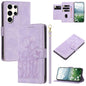 Tulips Embossed Leather Phone Case with Lanyard, For Samsung Galaxy S25+ 5G, For Samsung Galaxy S25 Ultra 5G, For Samsung Galaxy S24 FE 5G, For Samsung Galaxy S24 Ultra 5G, For Samsung Galaxy S24+ 5G, For Samsung Galaxy S24 5G                          ...