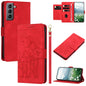 Tulips Embossed Leather Phone Case with Lanyard, For Samsung Galaxy S23+ 5G, For Samsung Galaxy S23 5G, For Samsung Galaxy S20 FE, For Samsung Galaxy S22 Ultra 5G, For Samsung Galaxy S22+ 5G, For Samsung Galaxy S22 5G, For Samsung Galaxy S21 FE 5G     ...