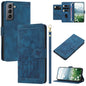 Tulips Embossed Leather Phone Case with Lanyard, For Samsung Galaxy S23+ 5G, For Samsung Galaxy S23 5G, For Samsung Galaxy S20 FE, For Samsung Galaxy S22 Ultra 5G, For Samsung Galaxy S22+ 5G, For Samsung Galaxy S22 5G, For Samsung Galaxy S21 FE 5G     ...