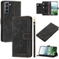 Tulips Embossed Leather Phone Case with Lanyard, For Samsung Galaxy S21+ 5G, For Samsung Galaxy S21 Ultra 5G