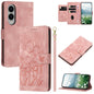 Tulips Embossed Leather Phone Case with Lanyard, For Samsung Galaxy S26 FE 5G, For Samsung Galaxy S26+ 5G, For Samsung Galaxy S26 Edge 5G, For Samsung Galaxy S26 Ultra 5G, For Samsung Galaxy S26 5G, For Samsung Galaxy S25 FE 5G                         ...