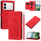 Tulips Embossed Leather Phone Case with Lanyard, For Samsung Galaxy S26 FE 5G, For Samsung Galaxy S26+ 5G, For Samsung Galaxy S26 Edge 5G, For Samsung Galaxy S26 Ultra 5G, For Samsung Galaxy S26 5G, For Samsung Galaxy S25 FE 5G                         ...