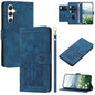 Tulips Embossed Leather Phone Case with Lanyard, For Samsung Galaxy S26 FE 5G, For Samsung Galaxy S26+ 5G, For Samsung Galaxy S26 Edge 5G, For Samsung Galaxy S26 Ultra 5G, For Samsung Galaxy S26 5G, For Samsung Galaxy S25 FE 5G                         ...