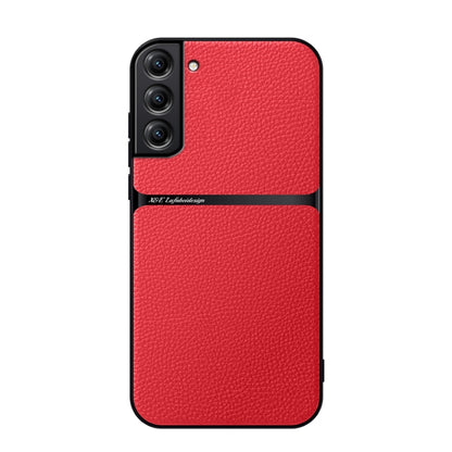 Litchi Leather Magnetic Full Coverage Shockproof Phone Case, For Samsung Galaxy S22 Ultra 5G, For Samsung Galaxy S22+ 5G, For Samsung Galaxy S22 5G, For Samsung Galaxy S21 FE 5G, For Samsung Galaxy S21 5G, For Samsung Galaxy S21+ 5G                    ...