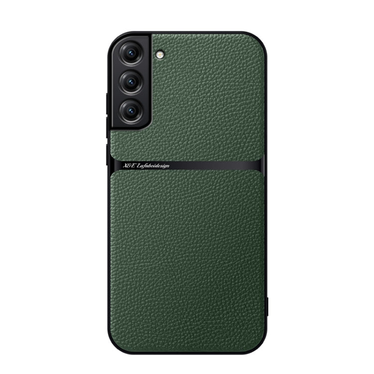 Litchi Leather Magnetic Full Coverage Shockproof Phone Case, For Samsung Galaxy S22 Ultra 5G, For Samsung Galaxy S22+ 5G, For Samsung Galaxy S22 5G, For Samsung Galaxy S21 FE 5G, For Samsung Galaxy S21 5G, For Samsung Galaxy S21+ 5G                    ...