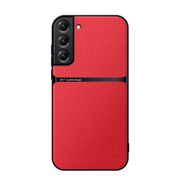 Litchi Leather Magnetic Full Coverage Shockproof Phone Case, For Samsung Galaxy S22 Ultra 5G, For Samsung Galaxy S22+ 5G, For Samsung Galaxy S22 5G, For Samsung Galaxy S21 FE 5G, For Samsung Galaxy S21 5G, For Samsung Galaxy S21+ 5G                    ...